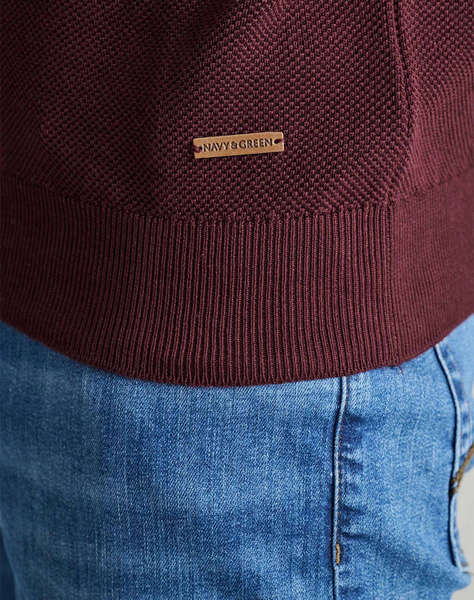 NAVY&GREEN BLUZA TRICOTATA