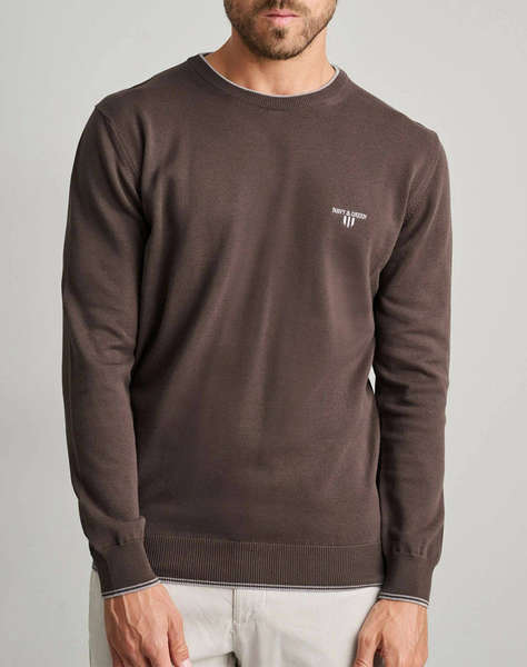 NAVY&GREEN BLUZA TRICOTATA