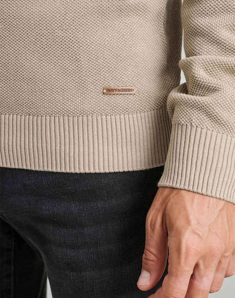 NAVY&GREEN BLUZA TRICOTATA