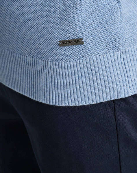 NAVY&GREEN BLUZA TRICOTATA