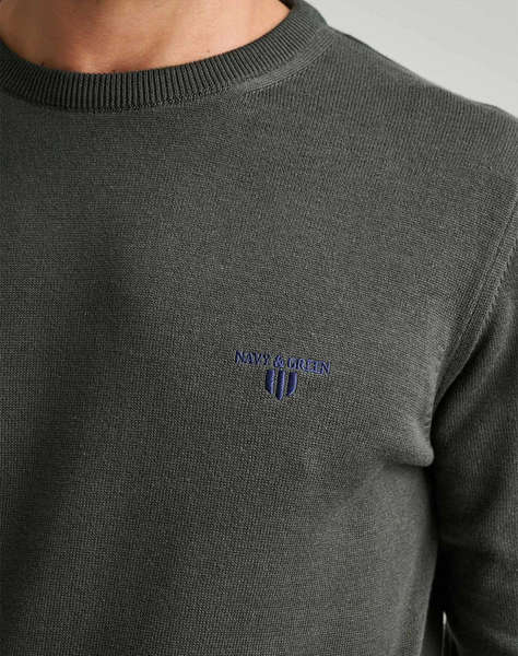 NAVY&GREEN BLUZA TRICOTATA