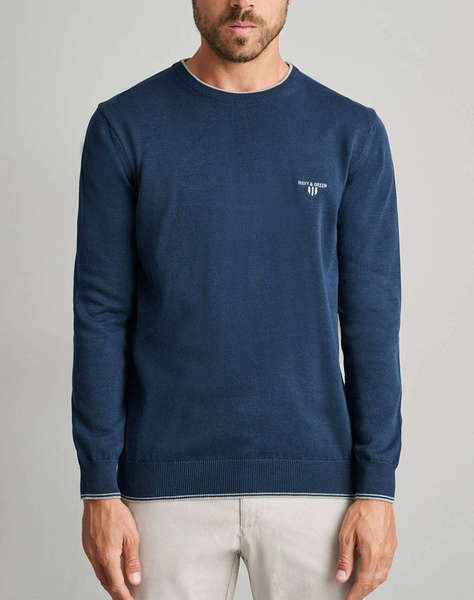 NAVY&GREEN BLUZA TRICOTATA