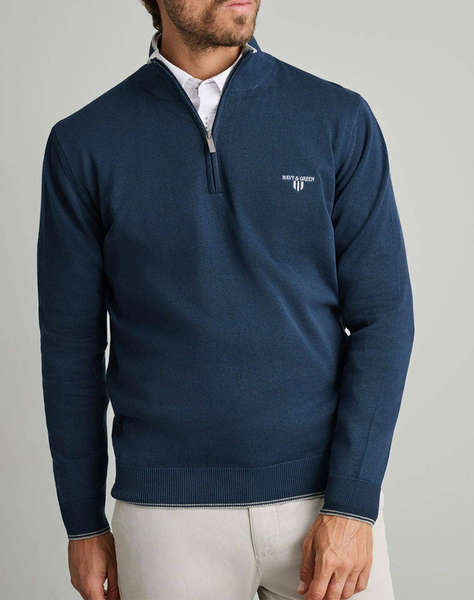 NAVY&GREEN BLUZA TRICOTATA