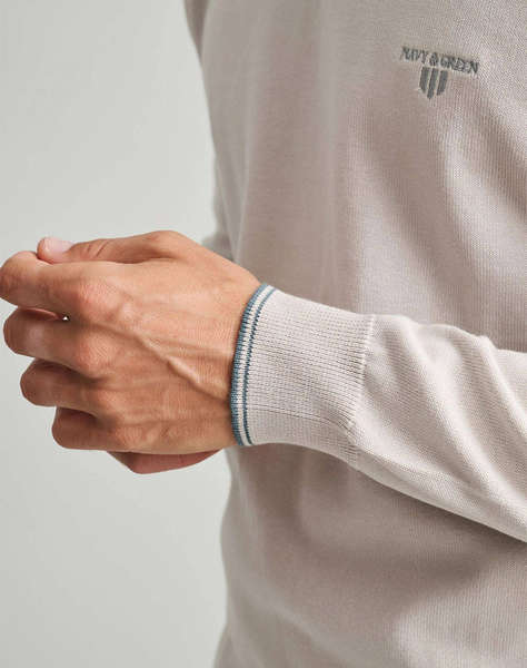 NAVY&GREEN BLUZA TRICOTATA