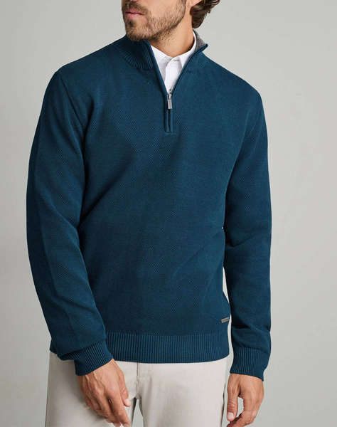 NAVY&GREEN BLUZA TRICOTATA