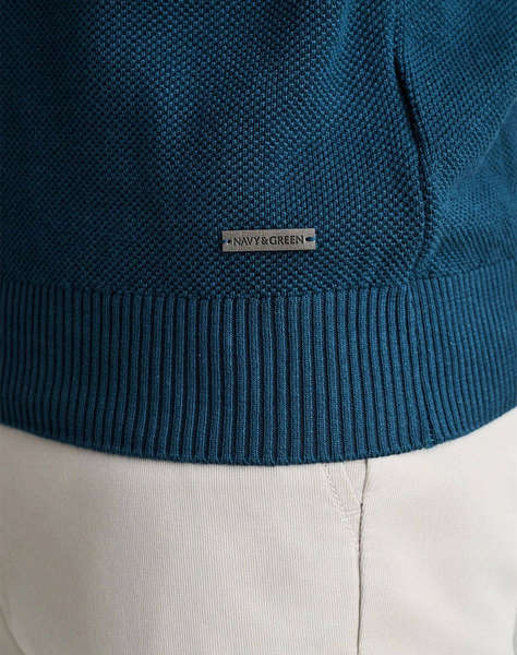 NAVY&GREEN BLUZA TRICOTATA