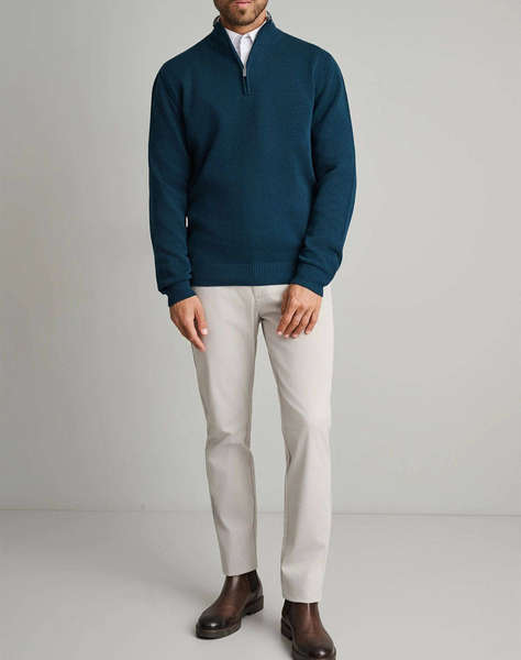 NAVY&GREEN BLUZA TRICOTATA