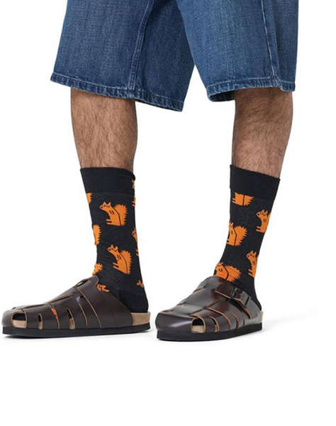 HAPPY SOCKS Squirrel Sock