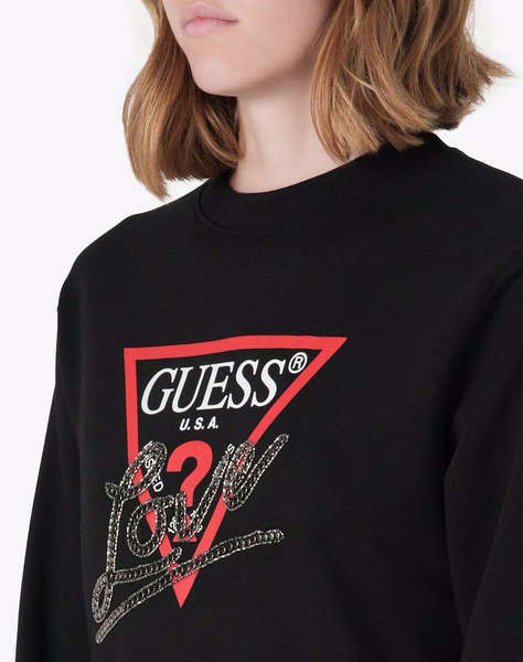 GUESS CN STUDDED LOVE SWEATSHIRT HANORAC DE DAMA
