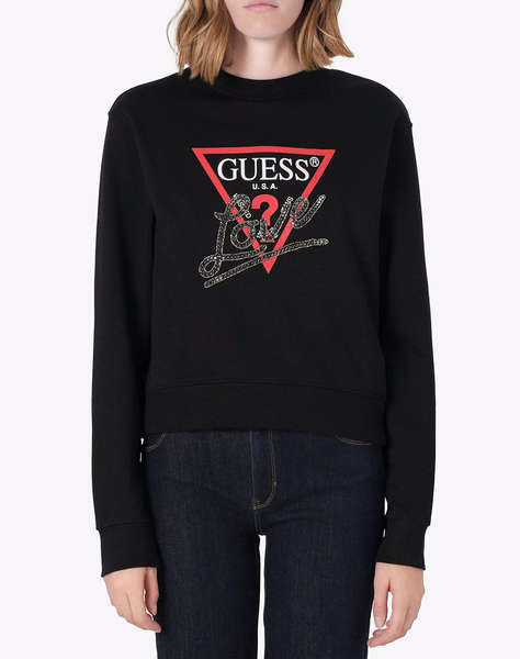GUESS CN STUDDED LOVE SWEATSHIRT HANORAC DE DAMA