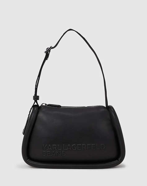 KARL LAGERFELD JEANS KLJ PUFFY PU SHOULDER BAG (Dimensiuni: 28 x 17 x 7cm.)