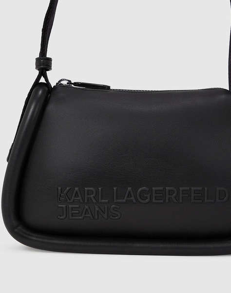 KARL LAGERFELD JEANS KLJ PUFFY PU SHOULDER BAG (Dimensiuni: 28 x 17 x 7cm.)