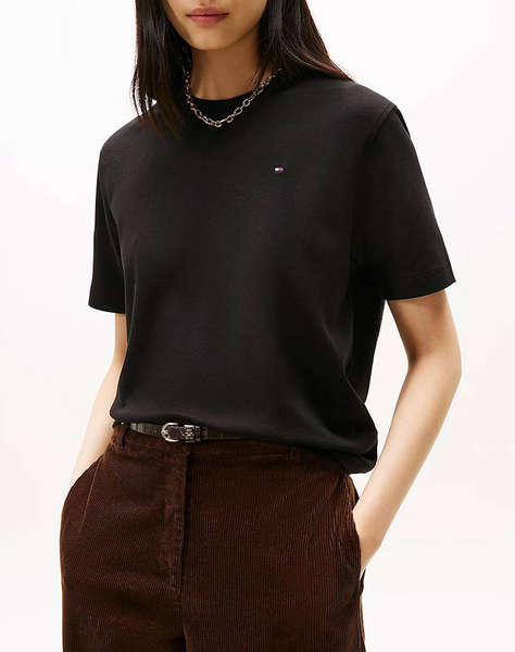 TOMMY HILFIGER MODERN INTERLOCK BOXY SS TEE