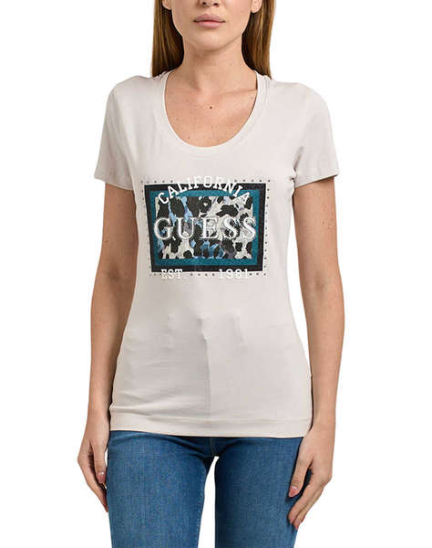 GUESS CN SS ANIMALIER BOXY PRINT BLUZA DE DAMA