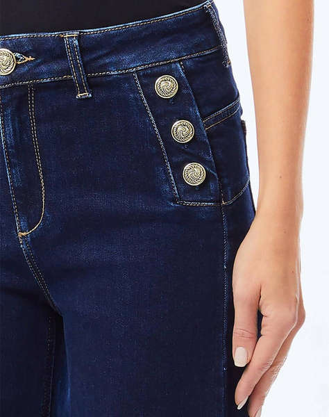 LIU JO DENIM_UF5D32_B.UP FLARE BUTTON H.W. PANTALONI DE DAMA