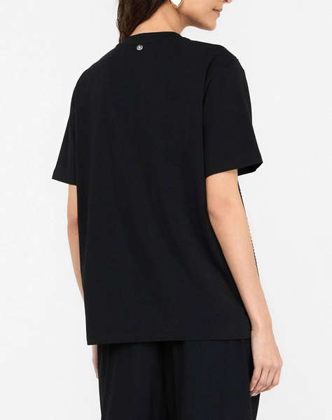 LIU JO BLACK_CF5J17_ECS T-SHIRT BOXY BLUZA DE DAMA