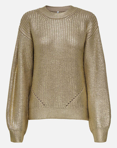 ONLY ONLKAMA LS FOIL RIB PULLOVER KNT