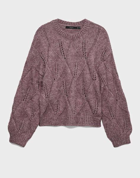 VERO MODA VMZENIA LS O-NECK STITCH PULLOVER