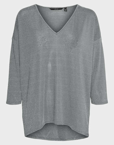 VERO MODA VMKANVA 3/4 V-NECK TOP JRS GA