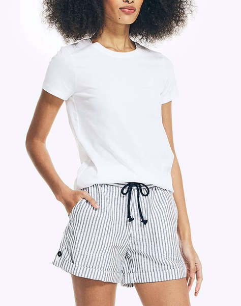 NAUTICA BLUZA T-SHIRT ΚΜ SUSTAINABLE ANCHOR COTTON CREW NECK TEE