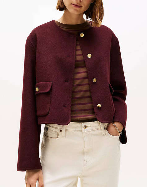 TOMMY HILFIGER DF WOOL BLEND REG LADY JACKET