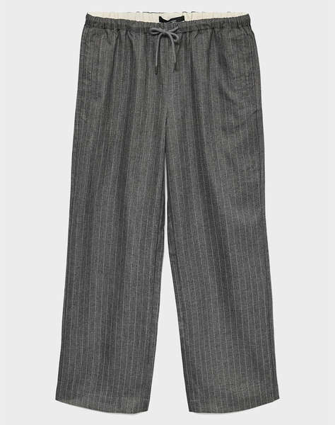VERO MODA VMRHODA MW PINSTRIPE WIDE DAD PANT