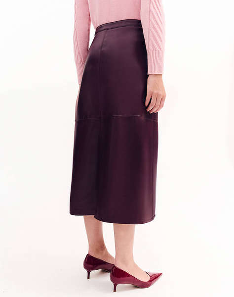 FOREL Fusta plic din piele