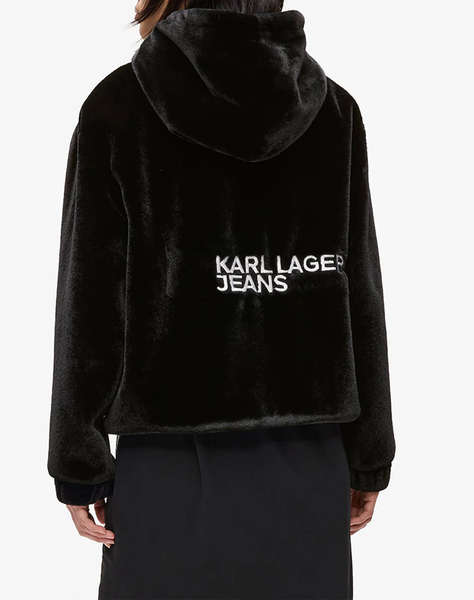 KARL LAGERFELD JEANS KLJ FAUX FUR JACKET