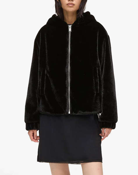 KARL LAGERFELD JEANS KLJ FAUX FUR JACKET