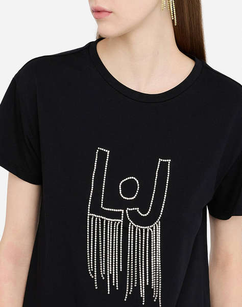 LIU JO DENIM_UF5J15_T-SHIRT MODA M/C BLUZA DE DAMA