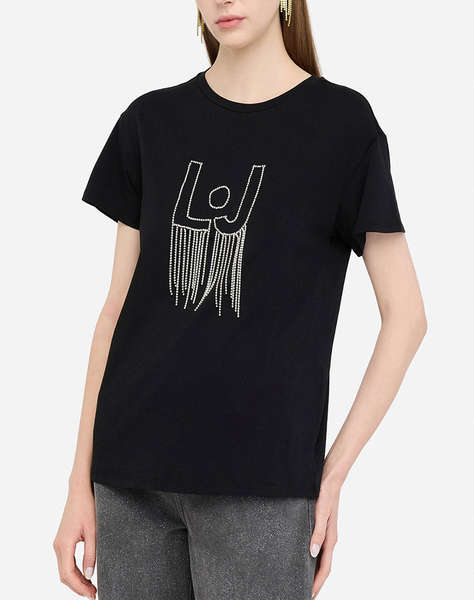 LIU JO DENIM_UF5J15_T-SHIRT MODA M/C BLUZA DE DAMA