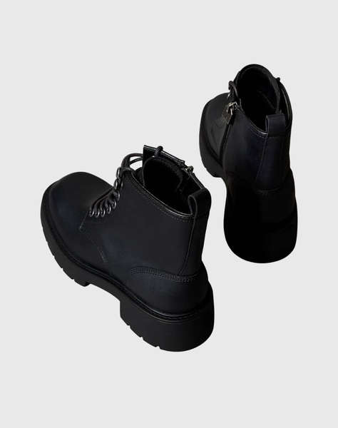 CALVIN KLEIN CHUNKY LACE UP ZIP BOOT