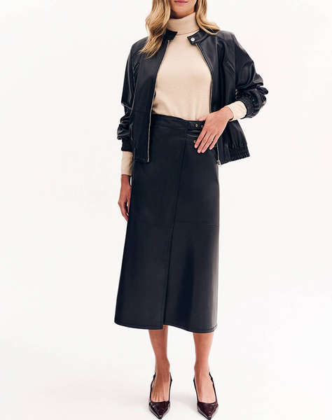 FOREL Fusta plic din piele