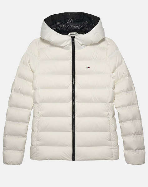 TOMMY JEANS TJW SLIM HOOD PRNT DOWN JCKT EXT