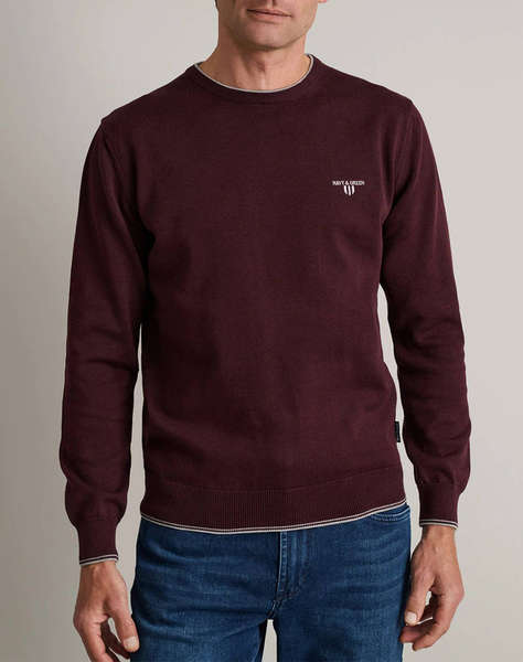 NAVY&GREEN BLUZA TRICOTATA