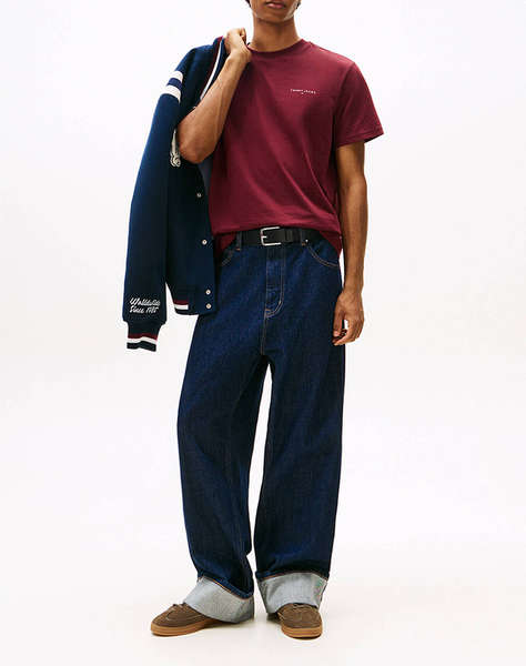 TOMMY JEANS TJM SLIM LINEAR CHEST TEE EXT