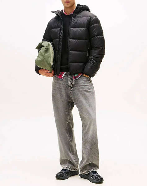 TOMMY JEANS TJM HOODED LOGO PUFFER EXT