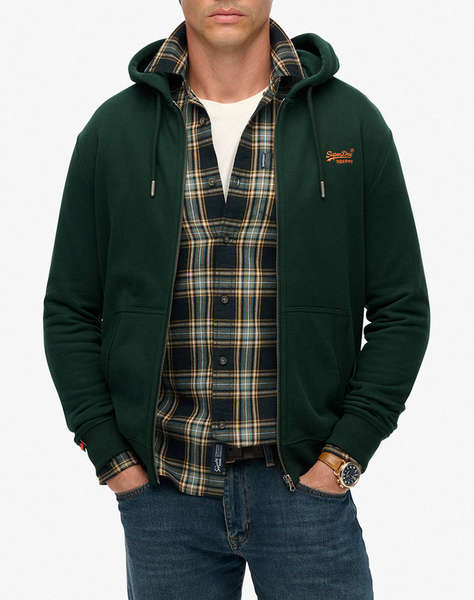 SUPERDRY D1 OVIN ESSENTIAL LOGO ZIP HOODIE HB JACKET DE BARBATI