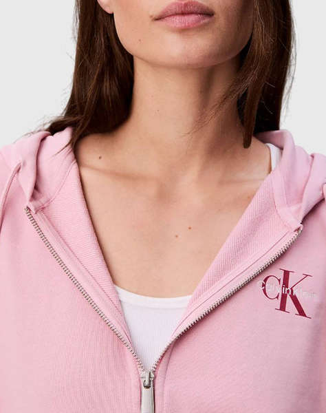 CALVIN KLEIN MONOLOGO FRENCH TERRY FZ BF HOOD