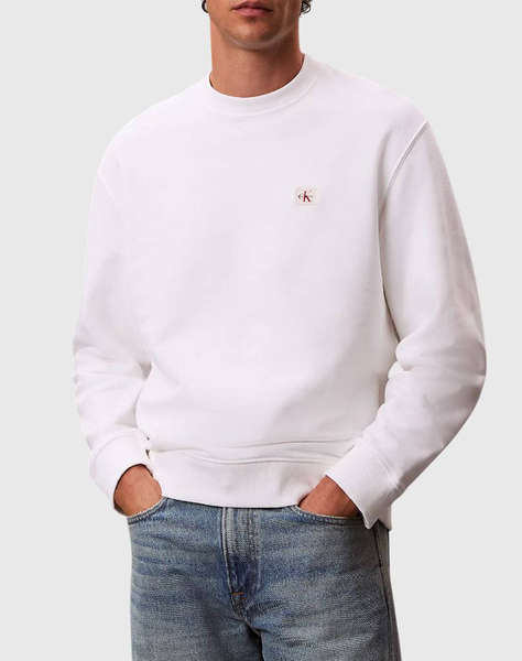 CALVIN KLEIN JEANS LS EU BADGE 350TERRY CN SWTSHRT