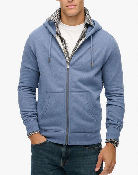 SUPERDRY D1 OVIN ESSENTIAL LOGO ZIP HOODIE HB JACKET DE BARBATI