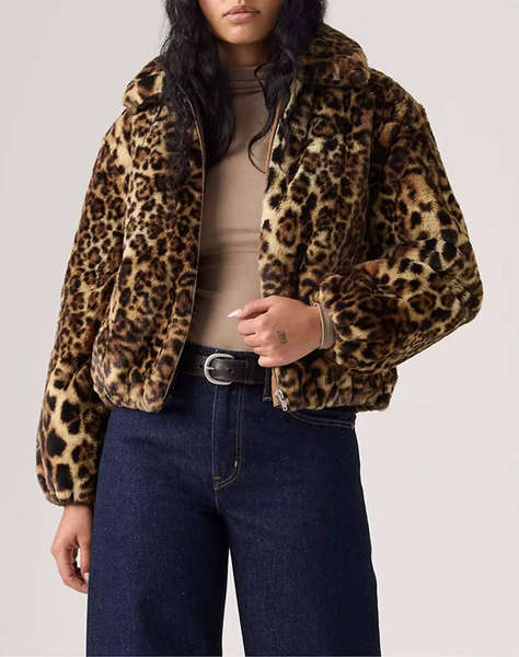 LEVIS ELLE SHERPA LEOPARD JKT