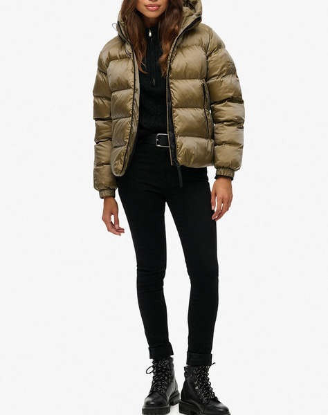 SUPERDRY D1 SDSW HOODED LUXE SPORTS PUFFER GEACA DE DAMA