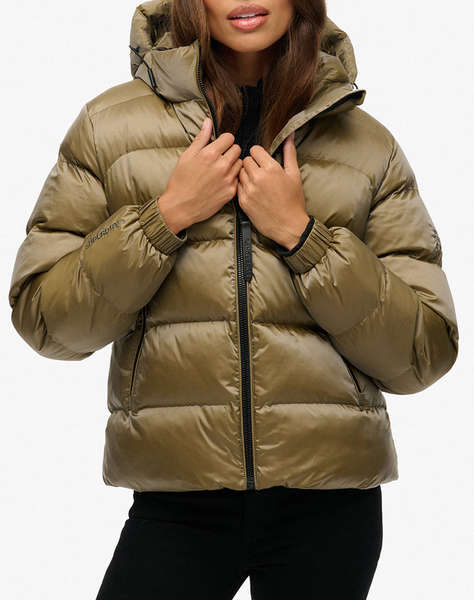 SUPERDRY D1 SDSW HOODED LUXE SPORTS PUFFER GEACA DE DAMA