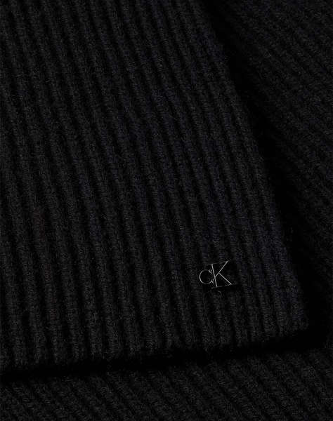 CALVIN KLEIN JEANS CK METAL WOOL RIB SCARF