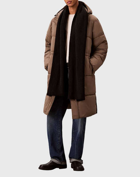 CALVIN KLEIN JEANS CK METAL WOOL RIB SCARF