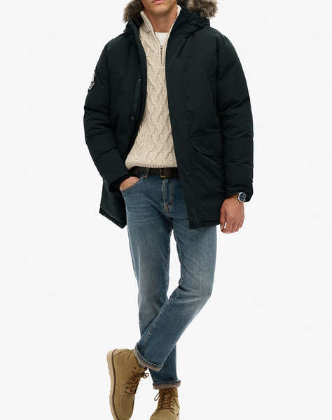 SUPERDRY D2 OVIN EVEREST FAUX FUR PARKA JACKET GEACA DE BARBATI