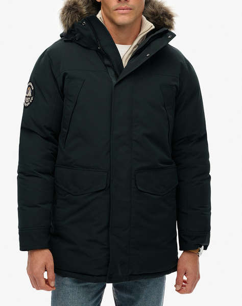 SUPERDRY D2 OVIN EVEREST FAUX FUR PARKA JACKET GEACA DE BARBATI