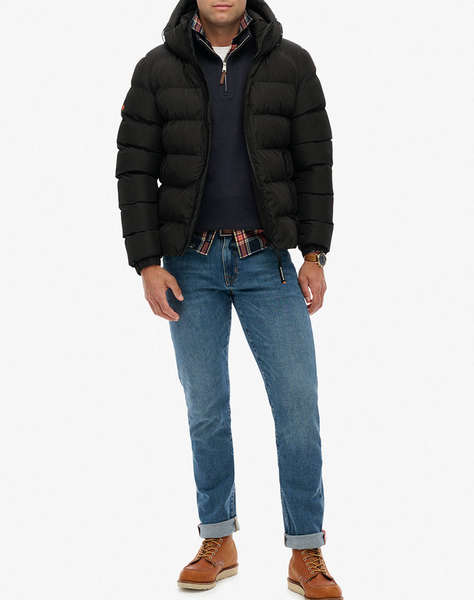 SUPERDRY D1 SDSW HOODED SPORTS PUFFER JACKET GEACA DE BARBATI