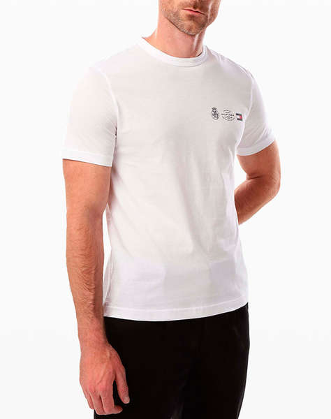 TOMMY HILFIGER SMALL CREST OUTLINE TEE